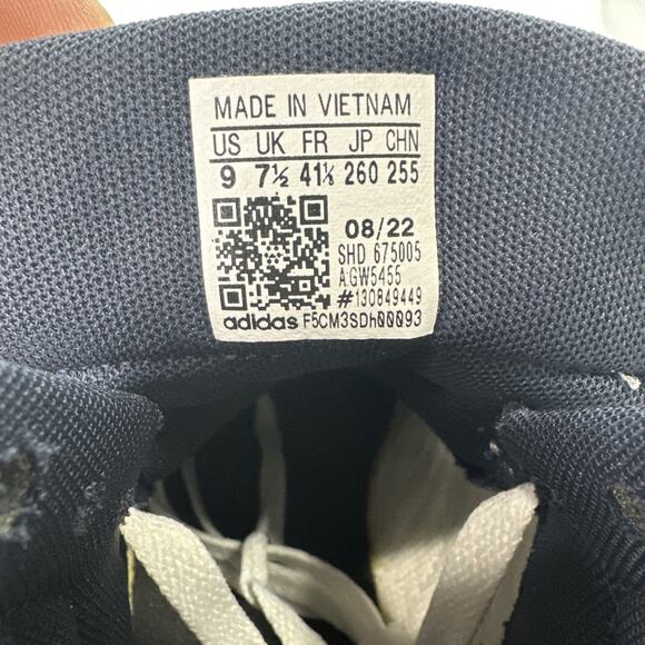 Adidas Hoops 3.0 Mid White Black Womens Size 9 Basketball Sneakers GW5455 - Picture 7 of 8